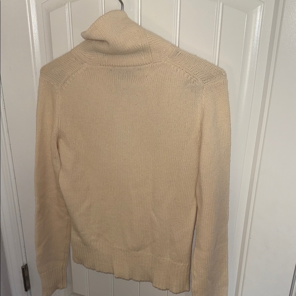Ralph Lauren Beige Cowl Neck cashmere women’s Sweater - Picture 10 of 16
